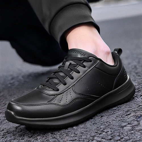 正品Skechers斯凯奇商务休闲皮鞋