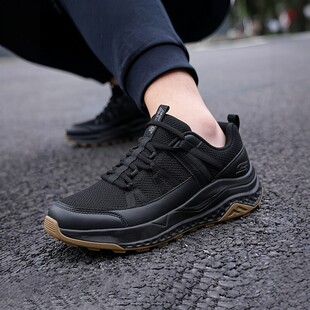 斯凯奇户外登山徒步鞋男鞋2026年春夏防滑耐磨休闲运动鞋跑步鞋