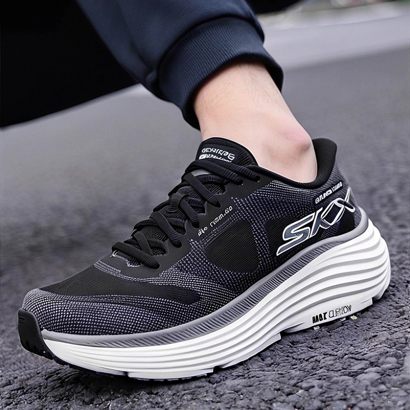 EVA及橡胶大底，轻质吸震