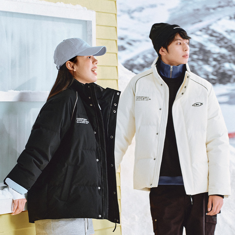 斯凯奇春季男女同款短款羽绒外套立领防风防泼水科技抗菌设计时尚,运动服/休闲服装,运动羽绒服,淘宝优惠券,粉丝福利购,淘宝优惠卷