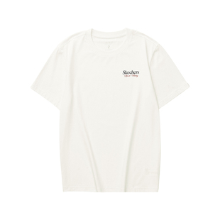 运动t恤透气清凉 常规设计圆领弹力纤维舒适短袖 斯凯奇夏季 男款