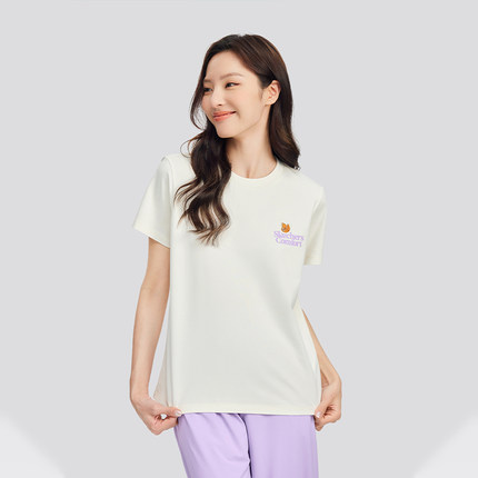 斯凯奇2025年夏季索罗娜速干防晒女装短袖T恤休闲运动健身上衣