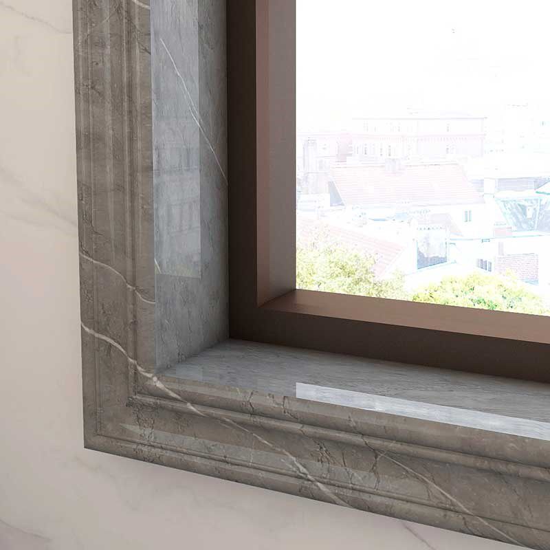 馨装大道石塑窗台板窗套门套包边窗户线条自装阳台包装饰飘窗边框