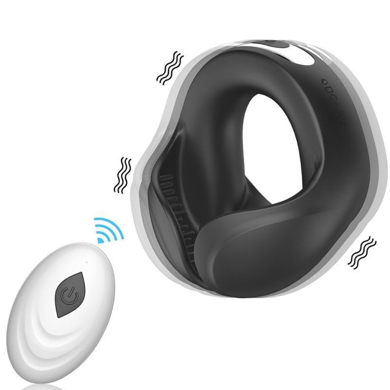 Cock Penis Ring Couples Vibrator Powerful Motor Cockring sex