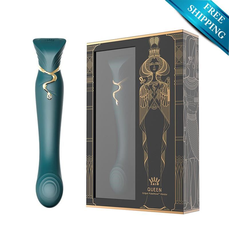 ZALO Queen G point vibrator dildo silicone magic wand woman