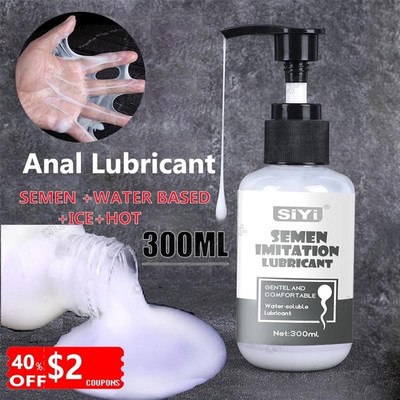 Sex Lubricant Water Base Semen Lube For Women Men Anal Lubri