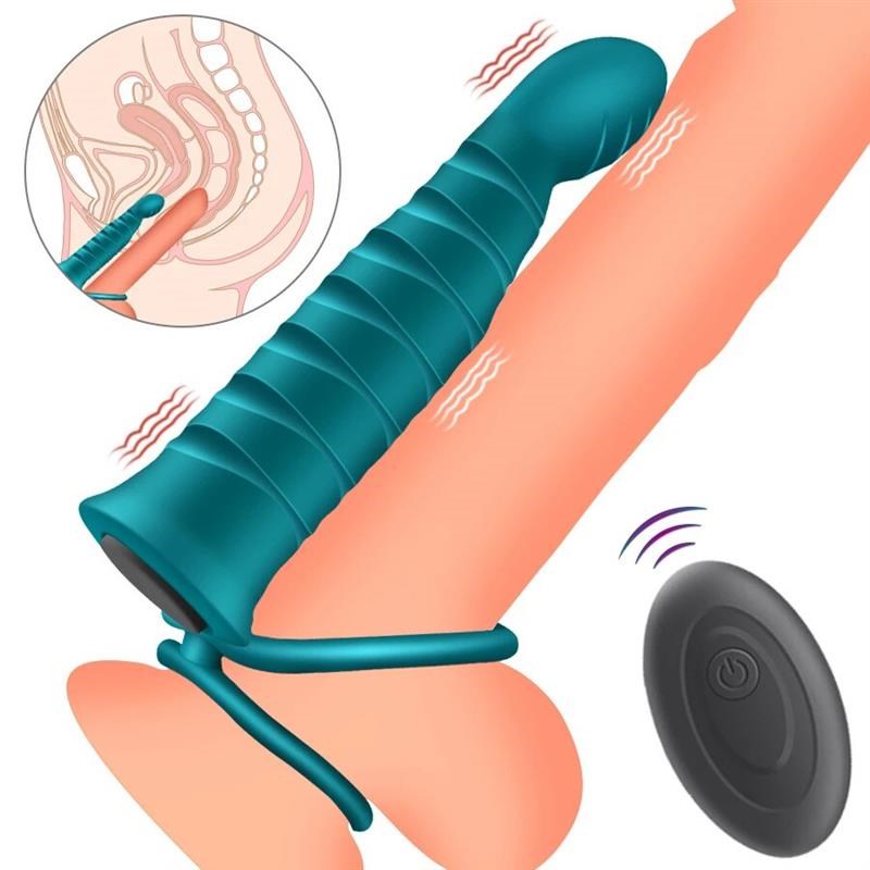 Vibrator Sex Toys Penis Ring for Men Remote Control Man Toy