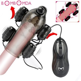 Electric Shock Glans Vibrators Ring For Male Masturbator Pen