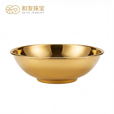 和发珠宝 10G黄金金碗/金盏