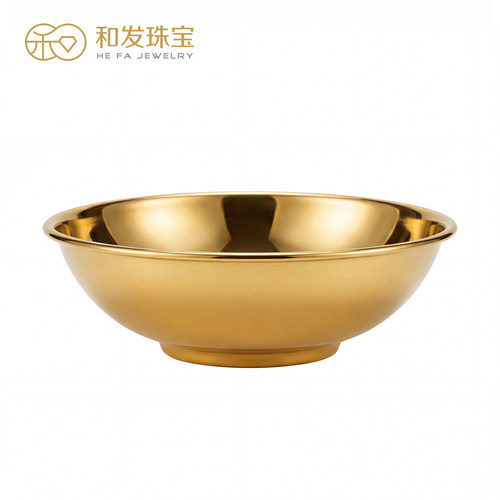 和发珠宝 10G黄金金碗/金盏