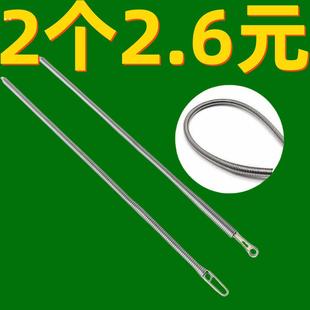 穿绳神器可弯弹簧折穿绳工具新款 腰绳织带辅助器 多用途穿松紧带裤