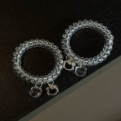 清透感透明发圈甜美kt