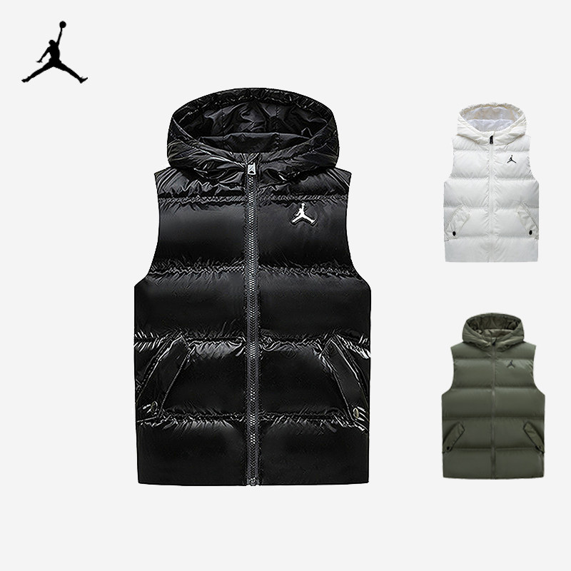 NIKE JORDAN/耐克儿童马甲25冬季新款男童中大童羽绒连帽马甲背心,童装/婴儿装/亲子装,羽绒马甲,淘宝优惠券,粉丝福利购,淘宝优惠卷