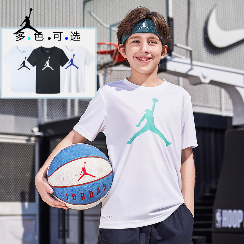 JORDAN男童短袖T恤夏季飞人AJ