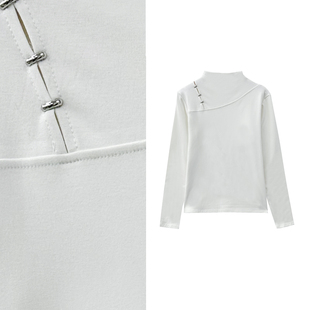 薄绒保暖长袖 立体镂空 设计感 T恤女 玉米专享