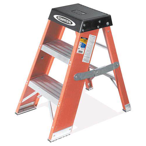 梯子玻璃钢登高梯0.6米绝缘梯蹬单侧折叠梯三步人