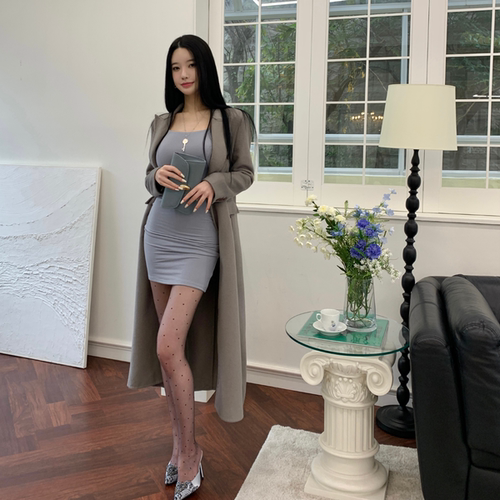 孙智惠韩国定制优雅气质显瘦大衣