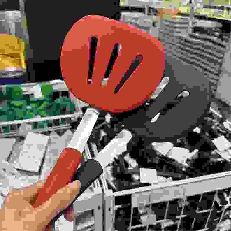 家用硅胶铲不粘锅专用锅铲耐高温平铲煎铲煎鱼铲子翻鱼铲煎锅漏铲