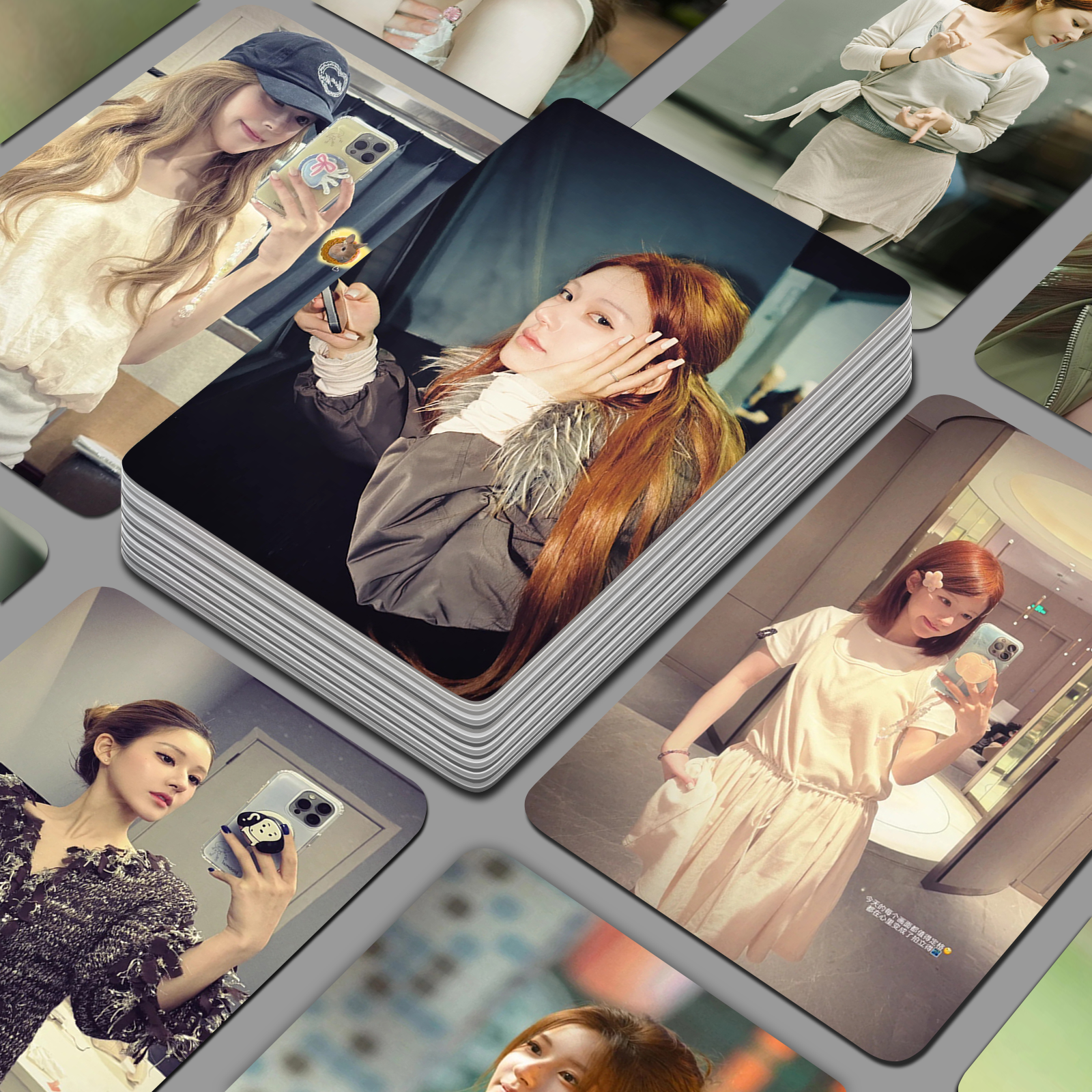 赵露思生日会收藏卡片2025年明星周边应援纪念照片三寸lomo风格