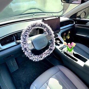 绿野仙踪毛线DIY方向盘缠带冬天防冻手女生汽车装饰防滑耐脏把套