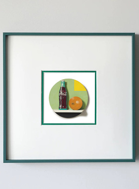 小众ins16寸新款彩色铝合金画廊相框艺术微喷装裱现代简约款画框