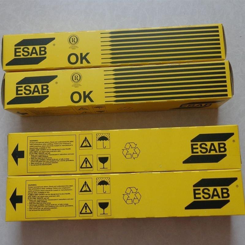 伊萨不锈钢焊条OK48.00瑞典ESAB低合金E7018高强度E7016电焊1.0mm