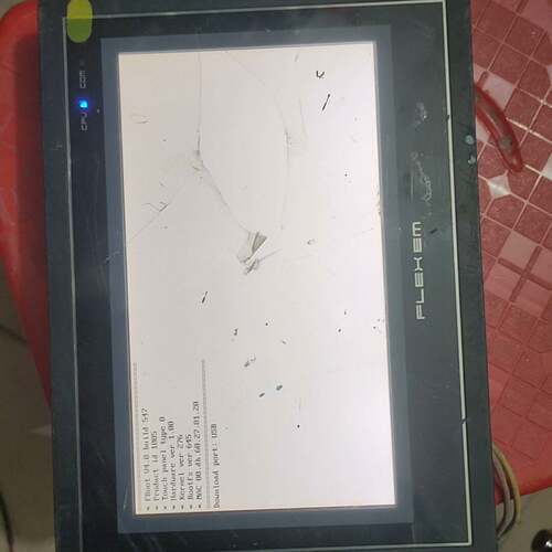 可维修繁易触摸屏型号FE4070C -YP一块，通电亮屏，实物拍摄议价