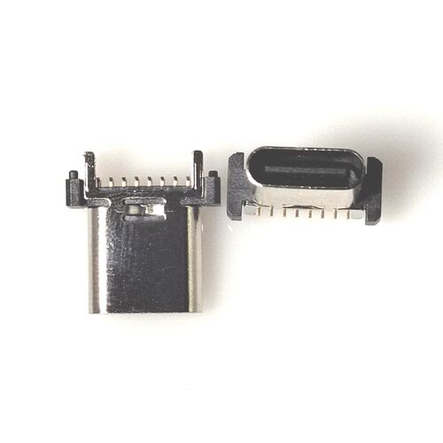 TYPEC 16P立贴母座 长舌头款 高度H=15.0mm