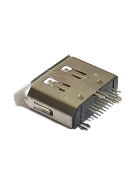 Display port母座180度插板DP母座直插20P高清数据接口DP接口直插