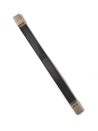 TYPE C24pin双公头 FPC软排线大电流 全通款没包胶长度132mm