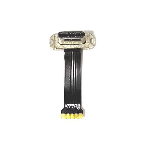 FPC软排线25.8mmTYPE-C 5p公头支持充电音频 5A 90度