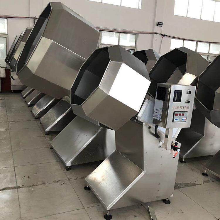 麻辣锅巴八角拌料机 妙脆角拌料机 滚动糖球裹衣裹糖机 狗粮拌料