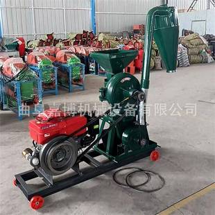 15马力柴油机320齿盘粉碎机 玉米脱皮磨面 木薯干辣椒调料磨粉机