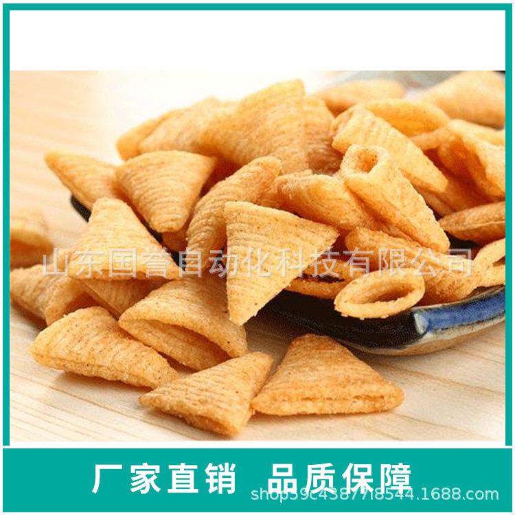 休闲膨化食品生产线 麦香鸡块设备 米饼膨化机 夹心米果机器