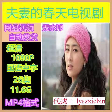 夫妻的春天电视剧  电视剧宣传画26全  超清飚宣传画  宣传画画质