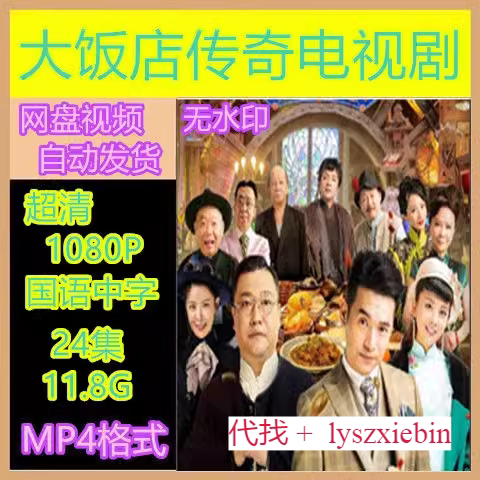 大饭店传奇电视剧  电视剧宣传画24全  超清飚宣传画  宣传画画质