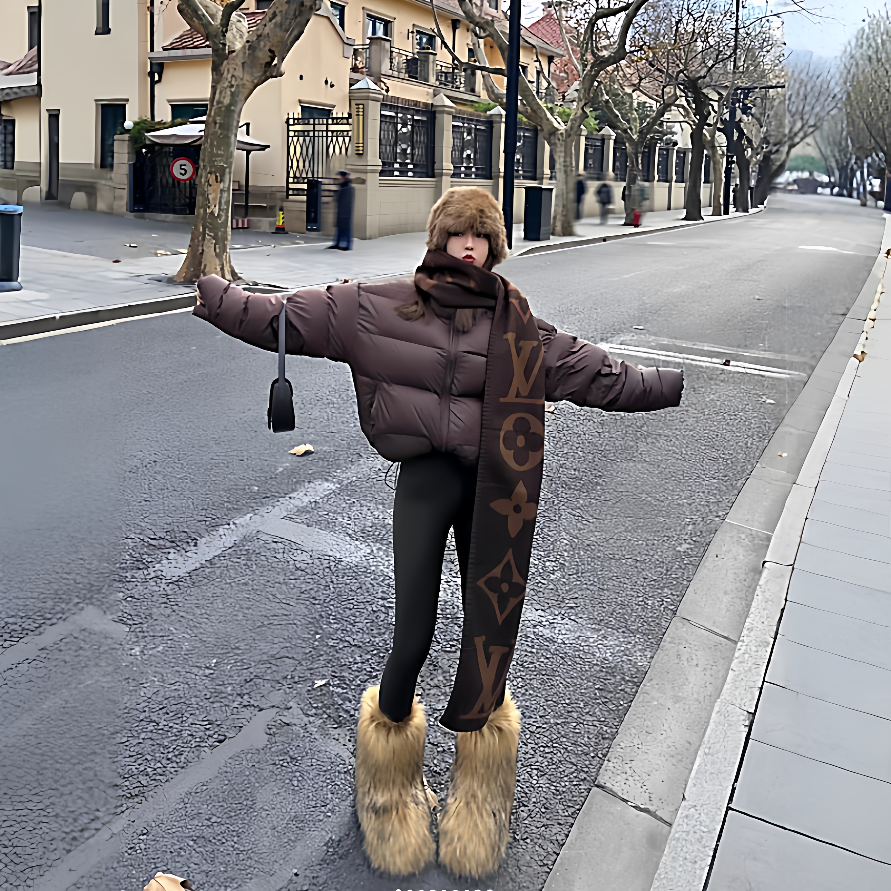 2025新款肯豆短款羽绒服