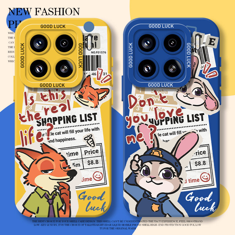 报纸尼克朱迪手机壳适用小米红米