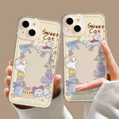 吃谷人手机壳适用苹果15套16华为mate60pro拍立得iphone13 17可放照片p70小米14 iqoo12猫咪丝带oppo红米荣耀