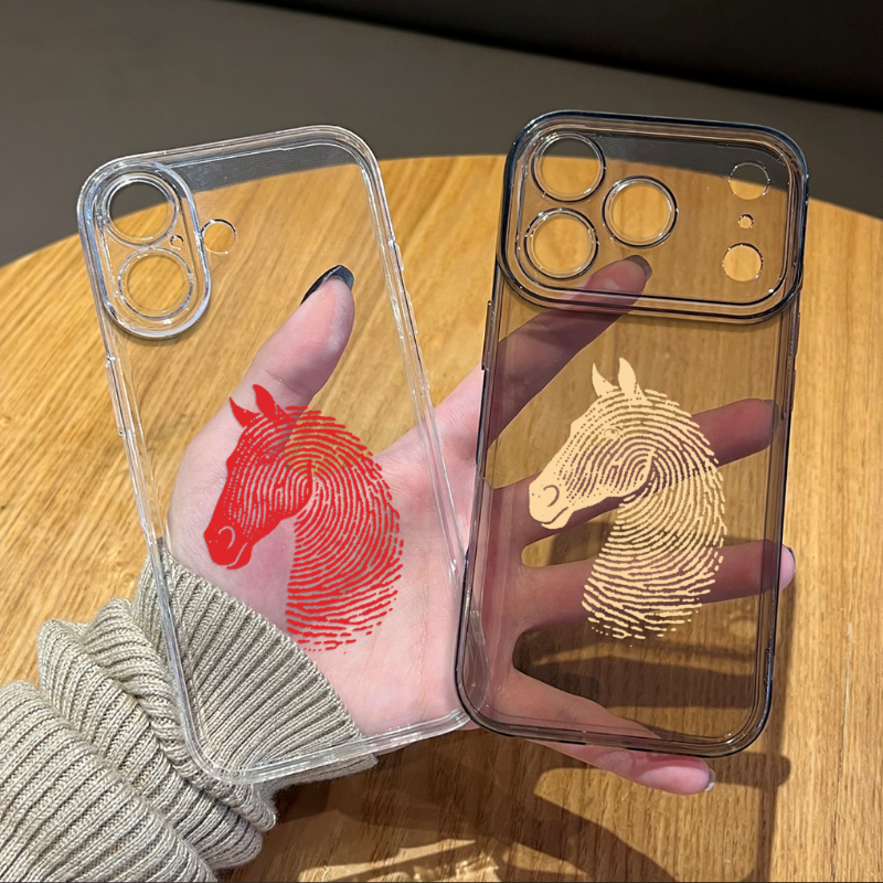 新年指纹红马手机壳适用苹果17promax马年iphone16pro本命年15plus小马14过年13mini男12新款11女x/8/xr/xs/7,3C数码配件,手机保护套/壳,淘宝优惠券,粉丝福利购,淘宝优惠卷