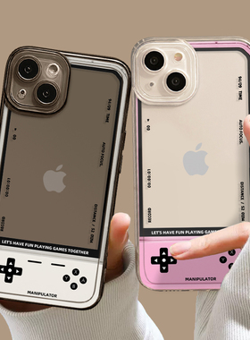 游戏机手机壳适用小米13透明17/15/11ultra多巴胺14红米k60pro/90不会撞壳k70女note12的10防摔k50/k40s男k80