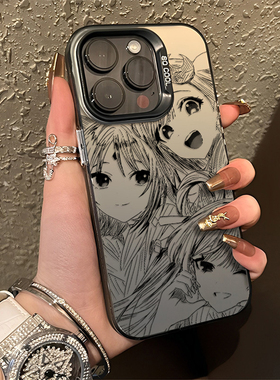 线稿超时空辉夜姬适用华为pura80手机壳mate70pro八千代nova15ultra动漫p60二次元14/50/40/30/13/12/11/10/9