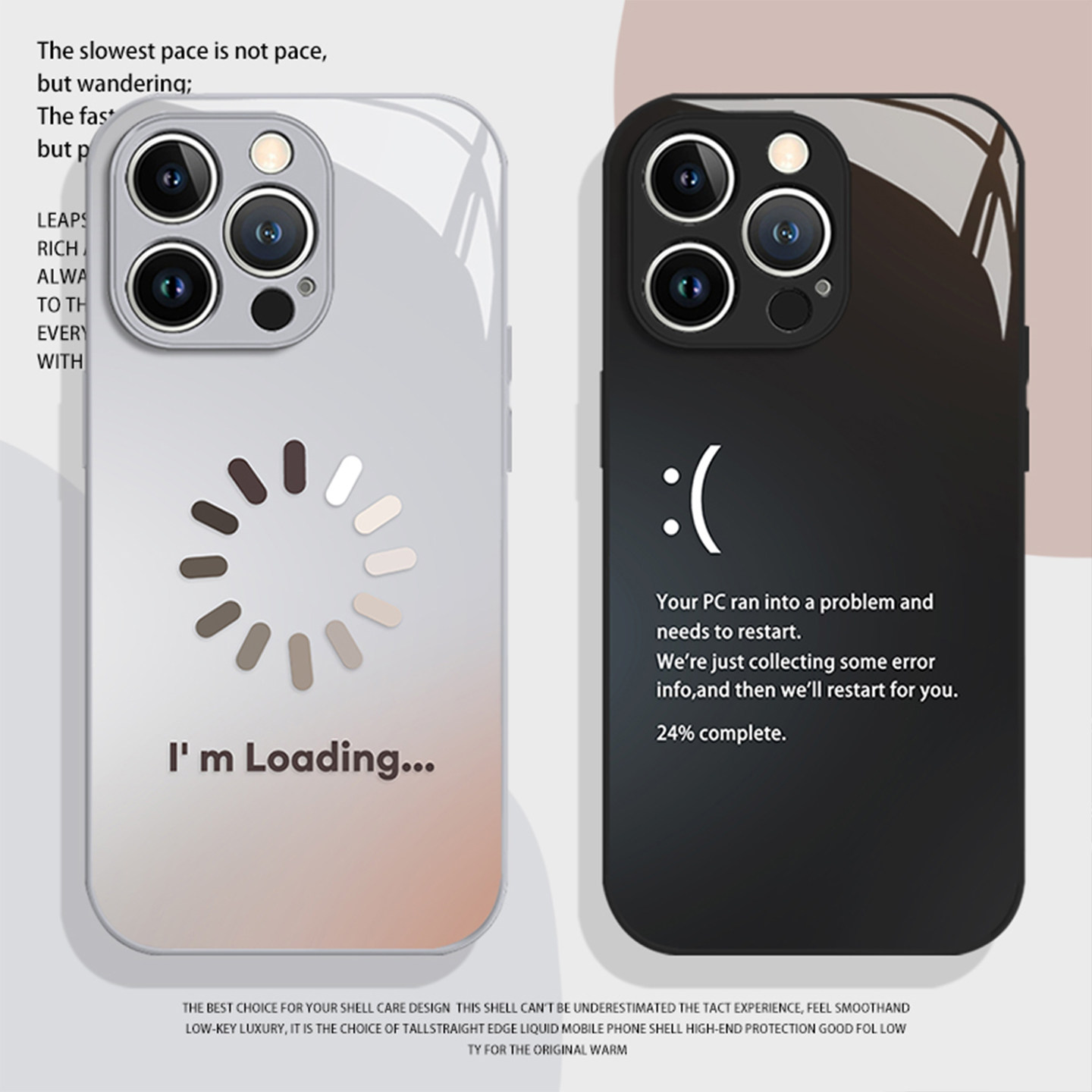 打工人黑屏手机壳适用苹果17promax玻璃iphone16pro上班15plus搞怪14趣味13mini小众12新款11高级感x/8/xr/xs