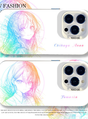 渐变线稿mygo适用小米17promax手机壳15pro红米k90千早爱音80动漫note14二次元70女13/60新款12/50/11/40/10s