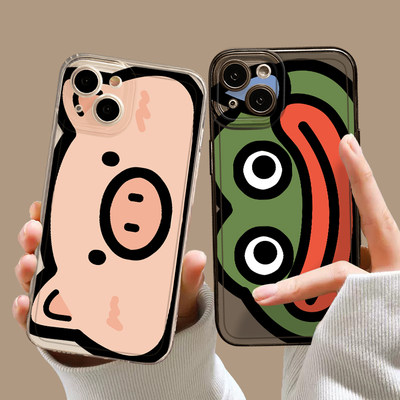 猪猪青蛙手机壳适用苹果系列