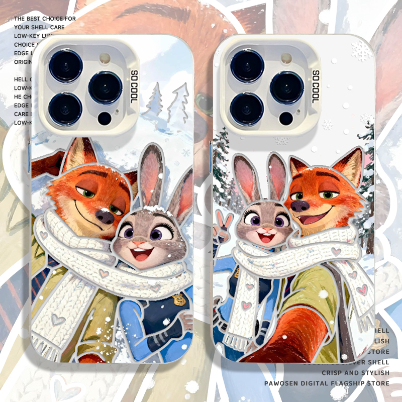 雪地尼克朱迪手机壳适用小米红米