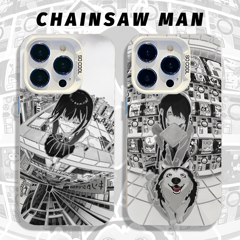 电锯人手机壳适用于苹果系列