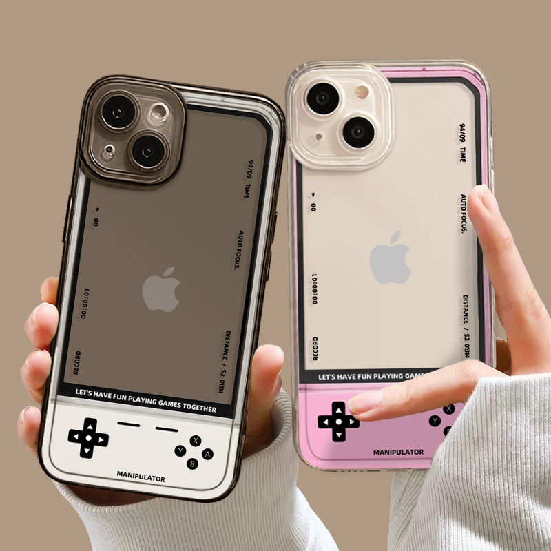 游戏机手机壳适用苹果18promax套iphone17pro透明16/15/14/13多巴胺12mini不会撞壳11新款x防摔8plus创意xs/7