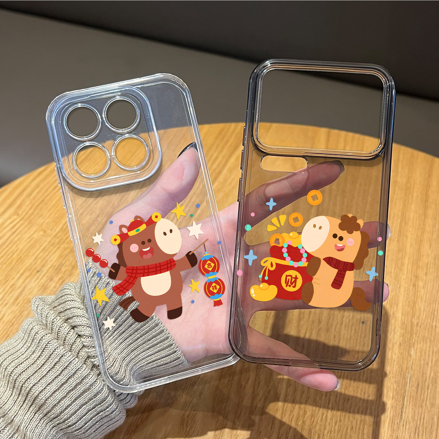 喜庆小马手机壳适用小米红米系列