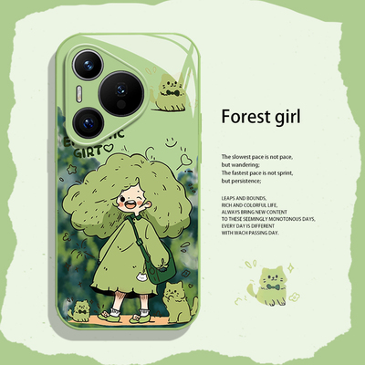 森林女孩手机壳适用华为系列